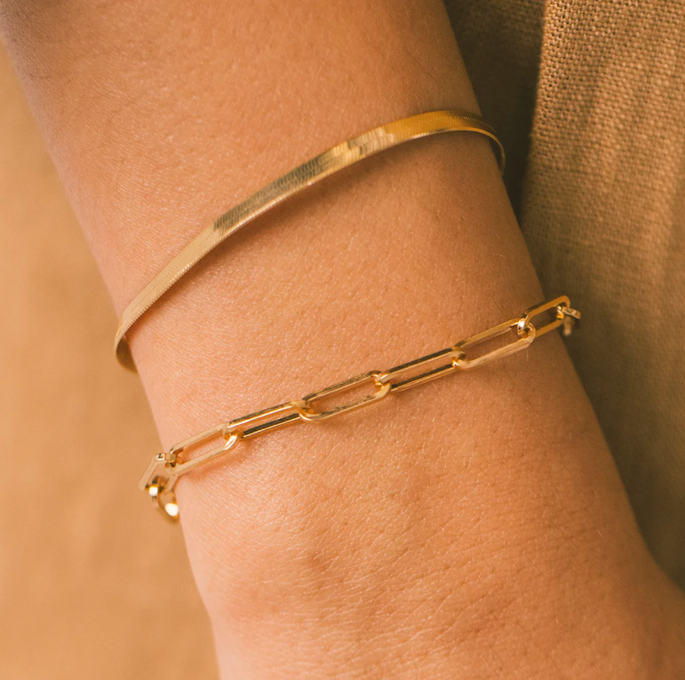 Eloise Pulsera clip de oro